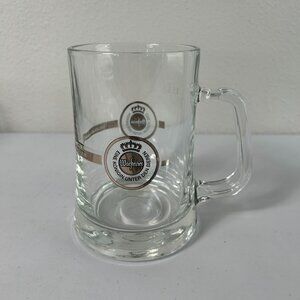 Warsteiner .5 L Beer Glass Stein Mug Germany Handle Barware Collectible